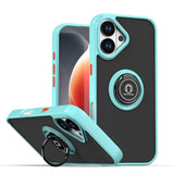 Q Shadow 1 Series TPU + PC Phone Case with Ring, For iPhone 17e / 16e, For iPhone 17 Pro Max, For iPhone 17 Pro, For iPhone 17, For iPhone Air, For iPhone 16 Pro Max