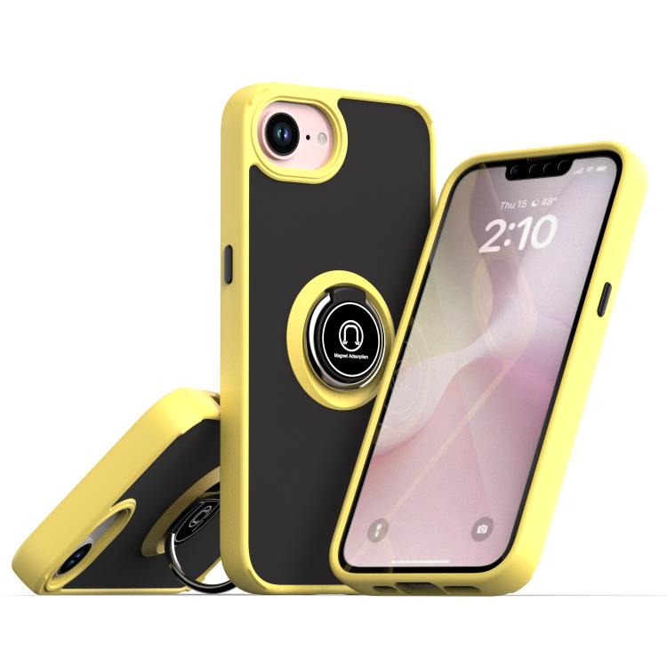 Q Shadow 1 Series TPU + PC Phone Case with Ring, For iPhone 17e / 16e, For iPhone 17 Pro Max, For iPhone 17 Pro, For iPhone 17, For iPhone Air, For iPhone 16 Pro Max