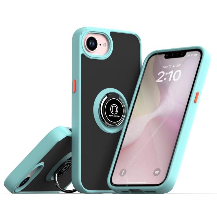Q Shadow 1 Series TPU + PC Phone Case with Ring, For iPhone 17e / 16e, For iPhone 17 Pro Max, For iPhone 17 Pro, For iPhone 17, For iPhone Air, For iPhone 16 Pro Max