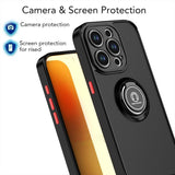 Q Shadow 1 Series TPU + PC Phone Case with Ring, For iPhone 16 Pro, For iPhone 16 Plus, For iPhone 15 Pro Max, For iPhone 15 Pro, For iPhone 15 Plus, For iPhone 15