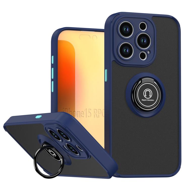 Q Shadow 1 Series TPU + PC Phone Case with Ring, For iPhone 16 Pro, For iPhone 16 Plus, For iPhone 15 Pro Max, For iPhone 15 Pro, For iPhone 15 Plus, For iPhone 15