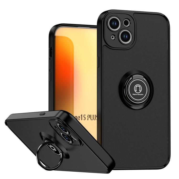 Q Shadow 1 Series TPU + PC Phone Case with Ring, For iPhone 16 Pro, For iPhone 16 Plus, For iPhone 15 Pro Max, For iPhone 15 Pro, For iPhone 15 Plus, For iPhone 15