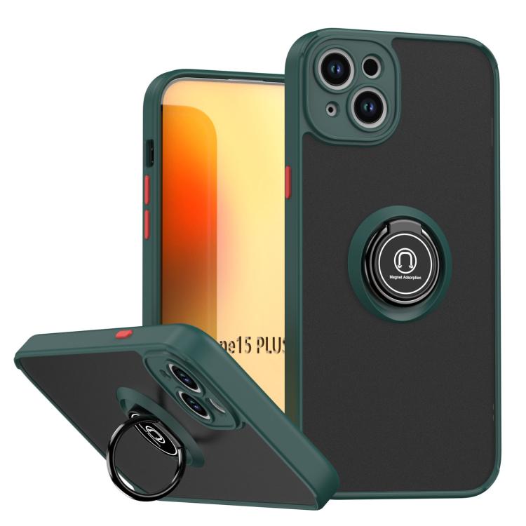 Q Shadow 1 Series TPU + PC Phone Case with Ring, For iPhone 16 Pro, For iPhone 16 Plus, For iPhone 15 Pro Max, For iPhone 15 Pro, For iPhone 15 Plus, For iPhone 15