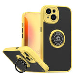 Q Shadow 1 Series TPU + PC Phone Case with Ring, For iPhone 16 Pro, For iPhone 16 Plus, For iPhone 15 Pro Max, For iPhone 15 Pro, For iPhone 15 Plus, For iPhone 15