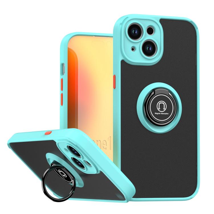 Q Shadow 1 Series TPU + PC Phone Case with Ring, For iPhone 16 Pro, For iPhone 16 Plus, For iPhone 15 Pro Max, For iPhone 15 Pro, For iPhone 15 Plus, For iPhone 15