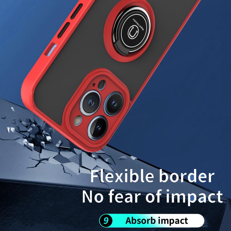 Q Shadow 1 Series TPU + PC Phone Case with Ring, For iPhone 13 Pro, For iPhone 12, For iPhone 12 Pro Max, For iPhone 12 Pro