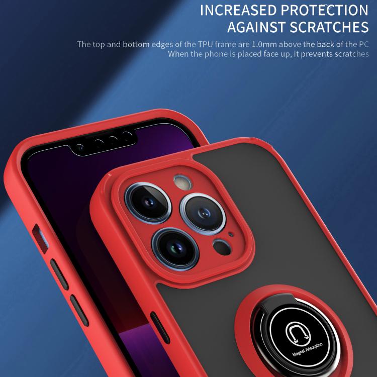 Q Shadow 1 Series TPU + PC Phone Case with Ring, For iPhone 13 Pro, For iPhone 12, For iPhone 12 Pro Max, For iPhone 12 Pro