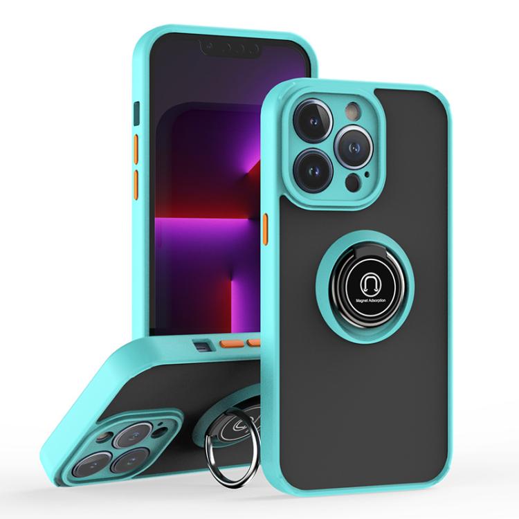 Q Shadow 1 Series TPU + PC Phone Case with Ring, For iPhone 13 Pro, For iPhone 12, For iPhone 12 Pro Max, For iPhone 12 Pro