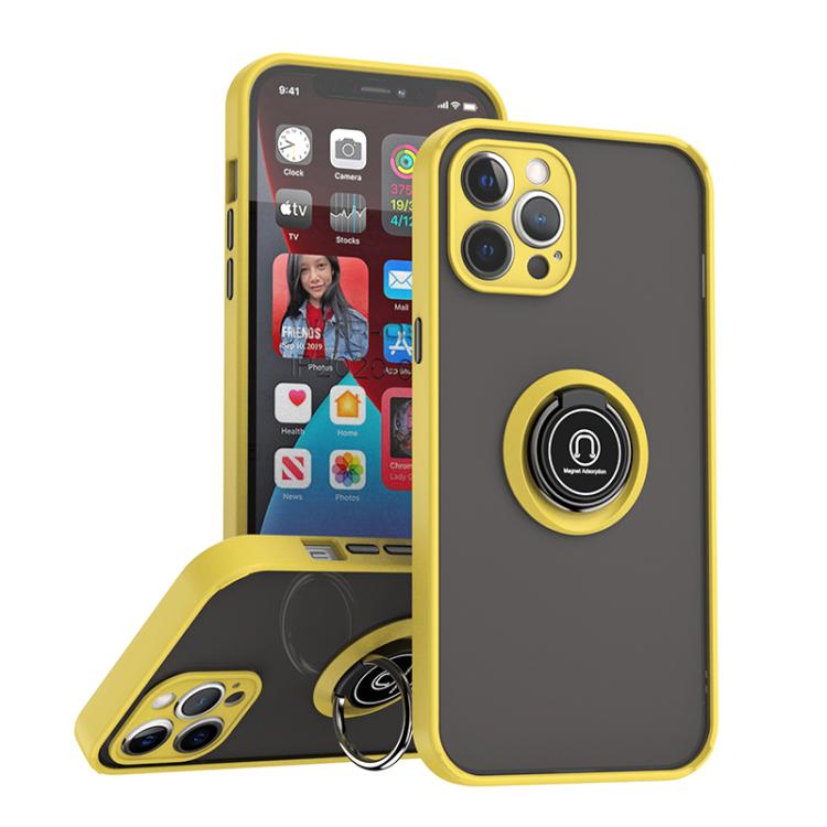 Q Shadow 1 Series TPU + PC Phone Case with Ring, For iPhone 13 Pro, For iPhone 12, For iPhone 12 Pro Max, For iPhone 12 Pro