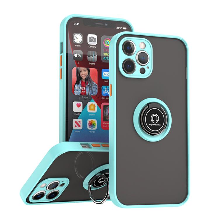 Q Shadow 1 Series TPU + PC Phone Case with Ring, For iPhone 13 Pro, For iPhone 12, For iPhone 12 Pro Max, For iPhone 12 Pro