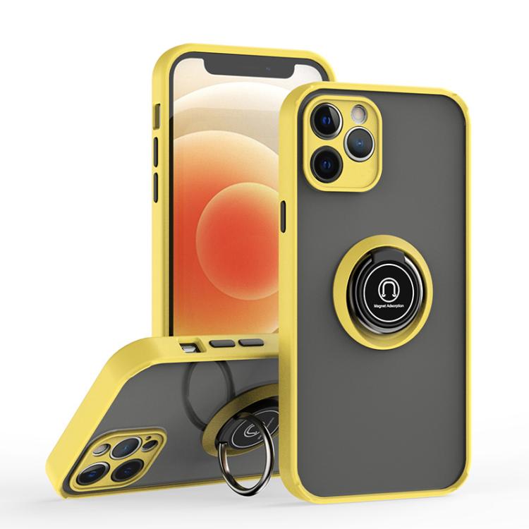Q Shadow 1 Series TPU + PC Phone Case with Ring, For iPhone 13 Pro, For iPhone 12, For iPhone 12 Pro Max, For iPhone 12 Pro
