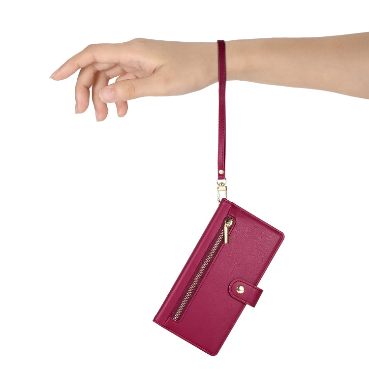 Nine Card-slot Zipper Wallet Bag Leather Phone Case, For iPhone 16, For iPhone 15 Pro Max, For iPhone 15 Pro, For iPhone 15 Plus, For iPhone 15, For iPhone 14 Plus, For iPhone 14, For iPhone 14 Pro