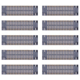 10pcs Motherboard LCD Display FPC Connector, For Samsung Galaxy A25 SM-A256B, For Samsung Galaxy A15 5G SM-A156B, For Samsung Galaxy S24 Ultra SM-S928B, For Samsung Galaxy S24+ SM-S926B, For Samsung Galaxy S24 SM-S921B, For Samsung Galaxy A15 S-A155F  ...