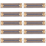 10pcs Motherboard LCD Display FPC Connector, For Samsung Galaxy A25 SM-A256B, For Samsung Galaxy A15 5G SM-A156B, For Samsung Galaxy S24 Ultra SM-S928B, For Samsung Galaxy S24+ SM-S926B, For Samsung Galaxy S24 SM-S921B, For Samsung Galaxy A15 S-A155F  ...