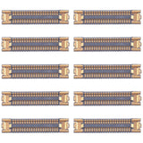 10pcs Motherboard LCD Display FPC Connector, For Samsung Galaxy A25 SM-A256B, For Samsung Galaxy A15 5G SM-A156B, For Samsung Galaxy S24 Ultra SM-S928B, For Samsung Galaxy S24+ SM-S926B, For Samsung Galaxy S24 SM-S921B, For Samsung Galaxy A15 S-A155F  ...