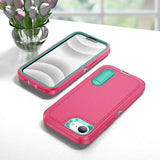 Rugged PC + Silicone Phone Case with Holder, For iPhone 17e / 16e, For iPhone 17 Pro Max, For iPhone 17 Pro, For iPhone 17