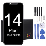 GX Hard OLED Screen, For iPhone 13 Pro Hard, For iPhone 14 Hard, For iPhone 14 Plus Soft, For iPhone 14 Pro Hard