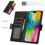Side Buckle RFID Anti-theft Leather Phone Case, For iPhone 15, For iPhone 14 Plus, For iPhone 14 / 13, For iPhone 14 Pro, For iPhone 14 Pro Max, For iPhone 13 Pro Max
