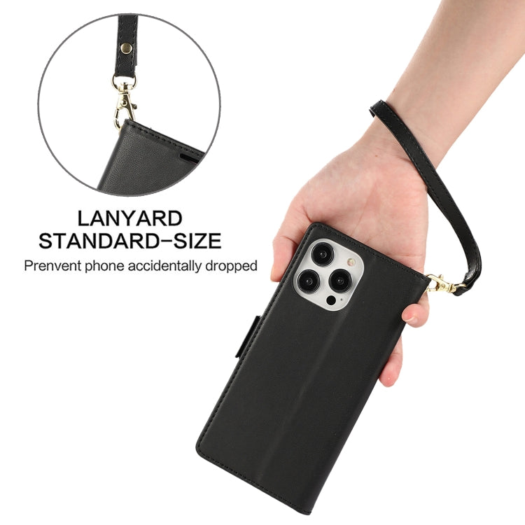 Side Buckle RFID Anti-theft Leather Phone Case, For iPhone 15, For iPhone 14 Plus, For iPhone 14 / 13, For iPhone 14 Pro, For iPhone 14 Pro Max, For iPhone 13 Pro Max