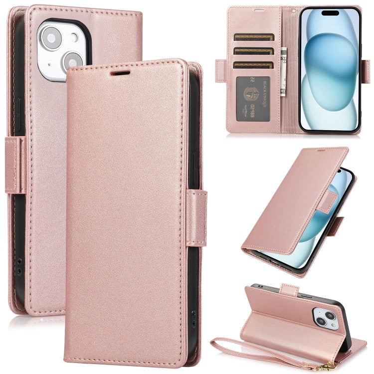 Side Buckle RFID Anti-theft Leather Phone Case, For iPhone 16 Pro, For iPhone 16 Plus, For iPhone 16, For iPhone 15 Pro Max, For iPhone 15 Pro, For iPhone 15 Plus