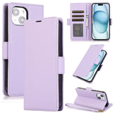 Side Buckle RFID Anti-theft Leather Phone Case, For iPhone 16 Pro, For iPhone 16 Plus, For iPhone 16, For iPhone 15 Pro Max, For iPhone 15 Pro, For iPhone 15 Plus
