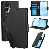 Side Buckle RFID Anti-theft Leather Phone Case, For iPhone 16 Pro, For iPhone 16 Plus, For iPhone 16, For iPhone 15 Pro Max, For iPhone 15 Pro, For iPhone 15 Plus
