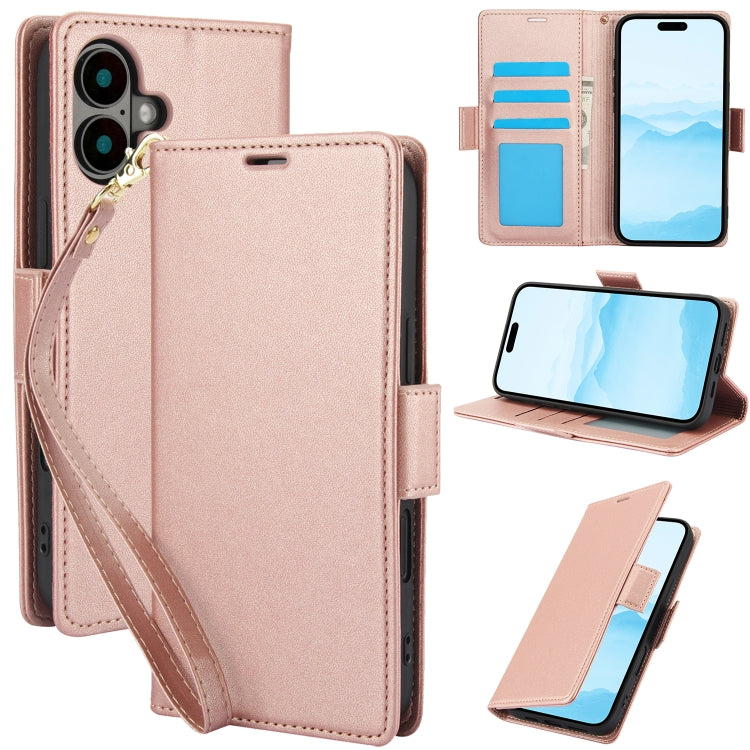 Side Buckle RFID Anti-theft Leather Phone Case, For iPhone 16 Pro, For iPhone 16 Plus, For iPhone 16, For iPhone 15 Pro Max, For iPhone 15 Pro, For iPhone 15 Plus
