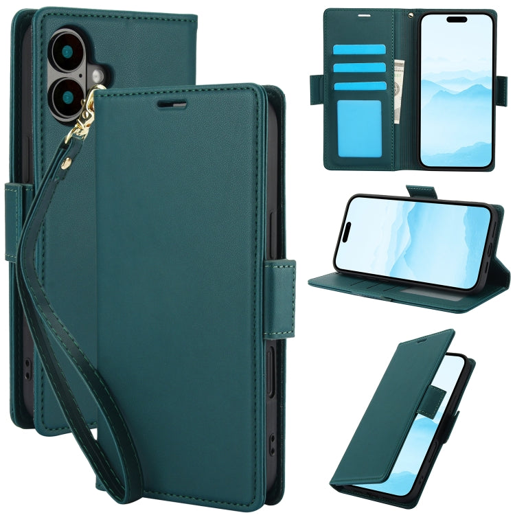 Side Buckle RFID Anti-theft Leather Phone Case, For iPhone 16 Pro, For iPhone 16 Plus, For iPhone 16, For iPhone 15 Pro Max, For iPhone 15 Pro, For iPhone 15 Plus