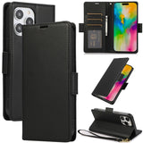 Side Buckle RFID Anti-theft Leather Phone Case, For iPhone 17e / 16e, For iPhone 17 Pro Max, For iPhone 17 Pro, For iPhone 17, For iPhone Air, For iPhone 16 Pro Max