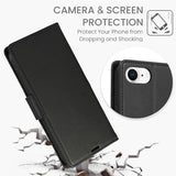 Side Buckle RFID Anti-theft Leather Phone Case, For iPhone 17e / 16e, For iPhone 17 Pro Max, For iPhone 17 Pro, For iPhone 17, For iPhone Air, For iPhone 16 Pro Max