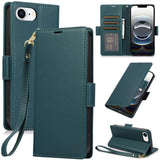 Side Buckle RFID Anti-theft Leather Phone Case, For iPhone 17e / 16e, For iPhone 17 Pro Max, For iPhone 17 Pro, For iPhone 17, For iPhone Air, For iPhone 16 Pro Max