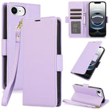 Side Buckle RFID Anti-theft Leather Phone Case, For iPhone 17e / 16e, For iPhone 17 Pro Max, For iPhone 17 Pro, For iPhone 17, For iPhone Air, For iPhone 16 Pro Max
