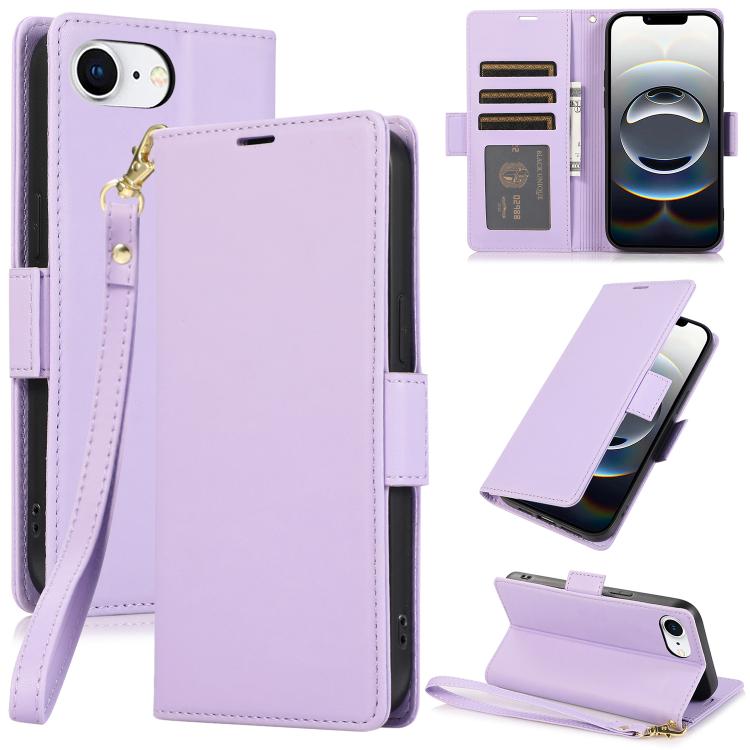 Side Buckle RFID Anti-theft Leather Phone Case, For iPhone 17e / 16e, For iPhone 17 Pro Max, For iPhone 17 Pro, For iPhone 17, For iPhone Air, For iPhone 16 Pro Max
