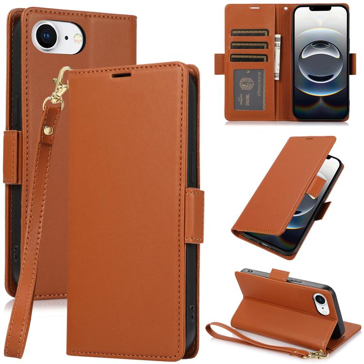 Side Buckle RFID Anti-theft Leather Phone Case, For iPhone 17e / 16e, For iPhone 17 Pro Max, For iPhone 17 Pro, For iPhone 17, For iPhone Air, For iPhone 16 Pro Max