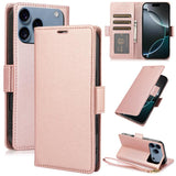 Side Buckle RFID Anti-theft Leather Phone Case, For iPhone 17e / 16e, For iPhone 17 Pro Max, For iPhone 17 Pro, For iPhone 17, For iPhone Air, For iPhone 16 Pro Max