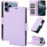 Side Buckle RFID Anti-theft Leather Phone Case, For iPhone 17e / 16e, For iPhone 17 Pro Max, For iPhone 17 Pro, For iPhone 17, For iPhone Air, For iPhone 16 Pro Max