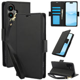 Side Buckle RFID Anti-theft Leather Phone Case, For iPhone 17e / 16e, For iPhone 17 Pro Max, For iPhone 17 Pro, For iPhone 17, For iPhone Air, For iPhone 16 Pro Max