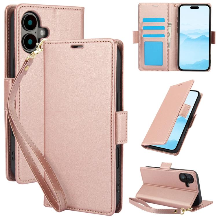 Side Buckle RFID Anti-theft Leather Phone Case, For iPhone 17e / 16e, For iPhone 17 Pro Max, For iPhone 17 Pro, For iPhone 17, For iPhone Air, For iPhone 16 Pro Max