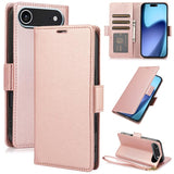 Side Buckle RFID Anti-theft Leather Phone Case, For iPhone 17e / 16e, For iPhone 17 Pro Max, For iPhone 17 Pro, For iPhone 17, For iPhone Air, For iPhone 16 Pro Max