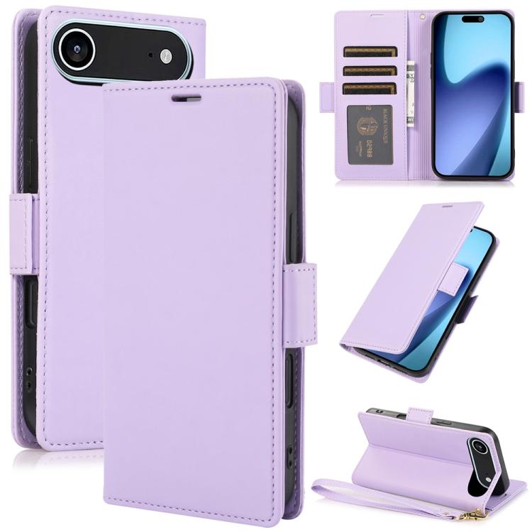 Side Buckle RFID Anti-theft Leather Phone Case, For iPhone 17e / 16e, For iPhone 17 Pro Max, For iPhone 17 Pro, For iPhone 17, For iPhone Air, For iPhone 16 Pro Max