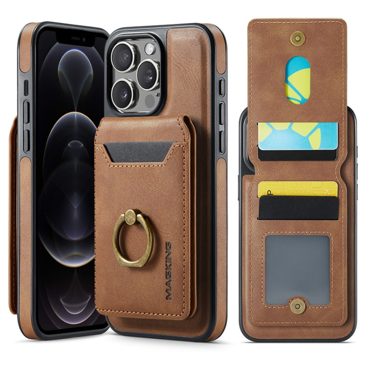 MAGKING K1 MagSafe Detachable Wallet RFID Back Cover Phone Case, For iPhone 13 Pro, For iPhone 13, For iPhone 12, For iPhone 12 Pro Max, For iPhone 12 Pro