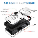 Sliding Camshield TPU + PC Phone Case with Holder, For iPhone 16 Pro, For iPhone 16 Plus, For iPhone 16