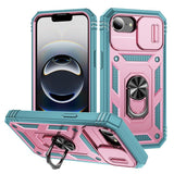 Sliding Camshield TPU + PC Phone Case with Holder, For iPhone 18 Pro / 17 Pro, For iPhone 18 Pro Max / 17 Pro Max, For iPhone 17e / 16e, For iPhone 17, For iPhone Air, For iPhone 16 Pro Max