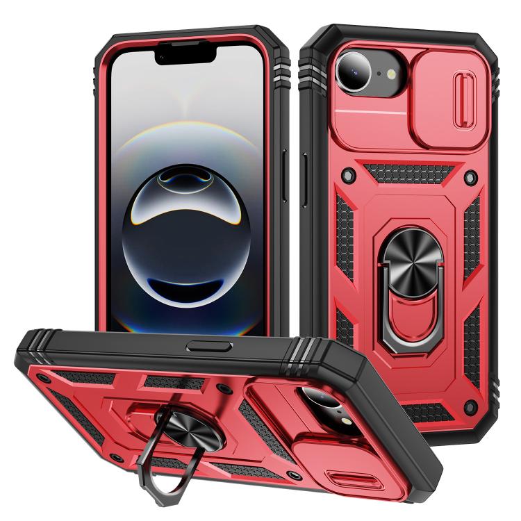 Sliding Camshield TPU + PC Phone Case with Holder, For iPhone 18 Pro / 17 Pro, For iPhone 18 Pro Max / 17 Pro Max, For iPhone 17e / 16e, For iPhone 17, For iPhone Air, For iPhone 16 Pro Max