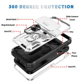 Sliding Camshield TPU + PC Phone Case with Holder, For iPhone 18 Pro / 17 Pro, For iPhone 18 Pro Max / 17 Pro Max, For iPhone 17e / 16e, For iPhone 17, For iPhone Air, For iPhone 16 Pro Max