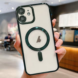 Electroplating MagSafe Phone Case, For iPhone 13 Pro, For iPhone 13, For iPhone 12, For iPhone 12 Pro Max, For iPhone 12 Pro, For iPhone 11 Pro Max