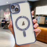 Electroplating MagSafe Phone Case, For iPhone 15, For iPhone 14 Plus, For iPhone 14, For iPhone 14 Pro, For iPhone 14 Pro Max, For iPhone 13 Pro Max