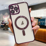 Electroplating MagSafe Phone Case, For iPhone 15, For iPhone 14 Plus, For iPhone 14, For iPhone 14 Pro, For iPhone 14 Pro Max, For iPhone 13 Pro Max