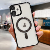 Electroplating MagSafe Phone Case, For iPhone 16 Pro, For iPhone 16 Plus, For iPhone 16, For iPhone 15 Pro Max, For iPhone 15 Pro, For iPhone 15 Plus