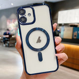 Electroplating MagSafe Phone Case, For iPhone 16, For iPhone 15 Pro Max, For iPhone 15 Pro, For iPhone 15 Plus